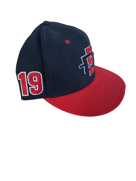 Logan Boyer San Diego State Baseball Game Hat (Size 7 1/2)