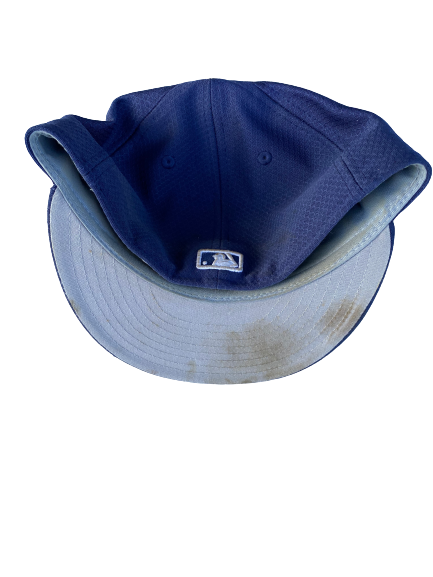 Keegan McCarville Milwaukee Brewers Game Worn Hat (Size 7 1/4)