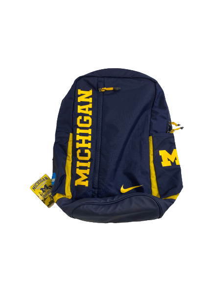 Colin Castleton Michigan Basketball Player-Exclusive Backpack With RARE NCAA Jersey Patch and Player Tag (Used for March Madness)
