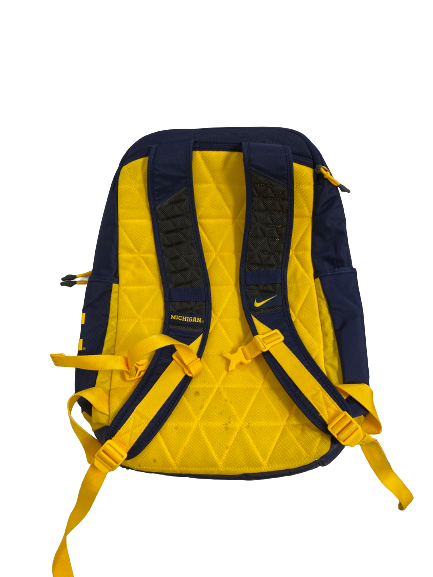 Colin Castleton Michigan Basketball Player-Exclusive Backpack With RARE NCAA Jersey Patch and Player Tag (Used for March Madness)