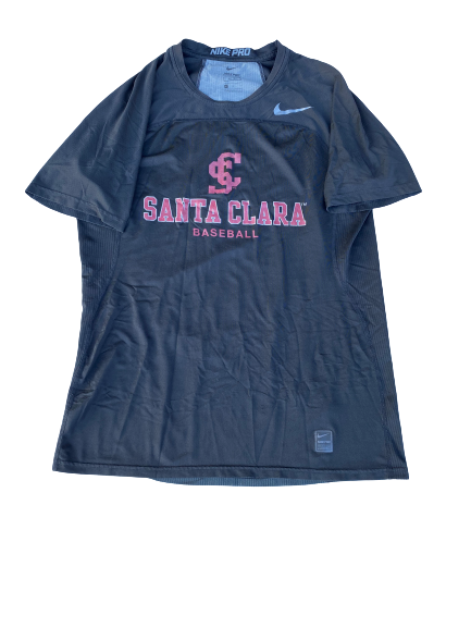 Keegan McCarville Santa Clara Baseball NIKE Compression Shirt (Size L)