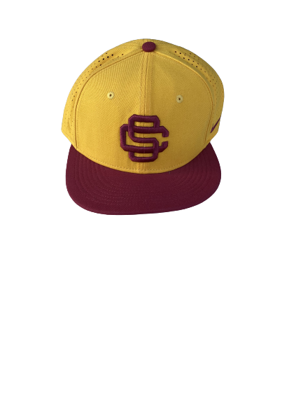 Corey Dempster USC Baseball Game Hat (Size 7)