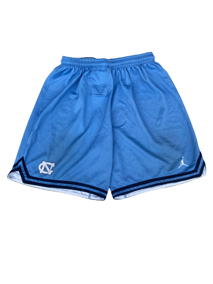 Andrew Platek North Carolina Basketball 2020-2021 Season Worn Player Exclusive Practice Shorts (Size L)