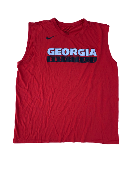 Mike Edwards Georgia Team Issued Workout Tank (Size XL)