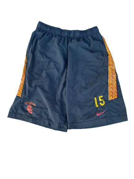 Corey Dempster USC Baseball Workout Shorts with Number (Size M)