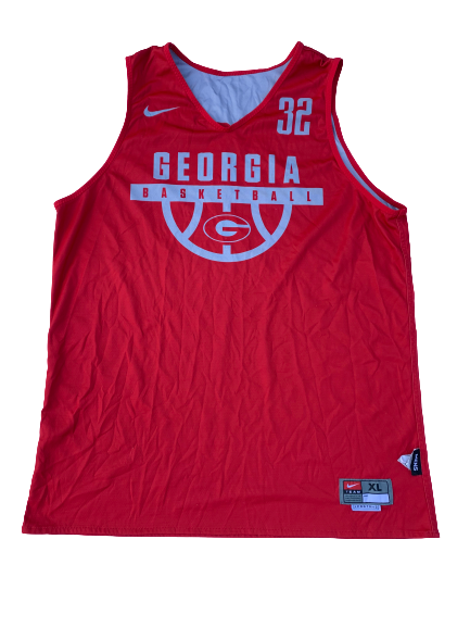 Mike Edwards Georgia Basketball Reversible Practice Jersey (Size XL)