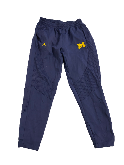 Colin Castleton Michigan Basketball Team-Issued Sweatpants (Size XL)