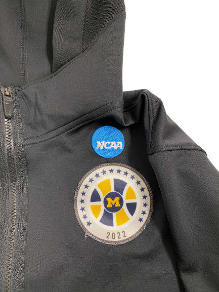 Naz Hillmon Michigan Basketball Player Exclusive NCAA Warm-up Jacket (Size L)