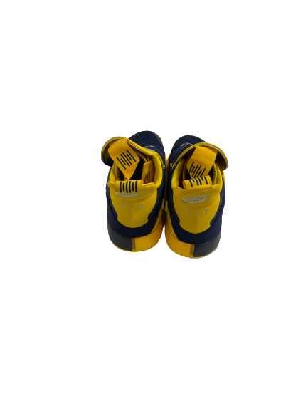 Colin Castleton Michigan Basketball Player-Exclusive Shoes (Size 16)