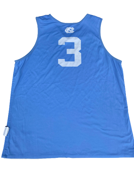 Andrew Platek North Carolina Basketball 2019-2020 Season Worn Player Exclusive Reversible Practice Jersey (Size L)