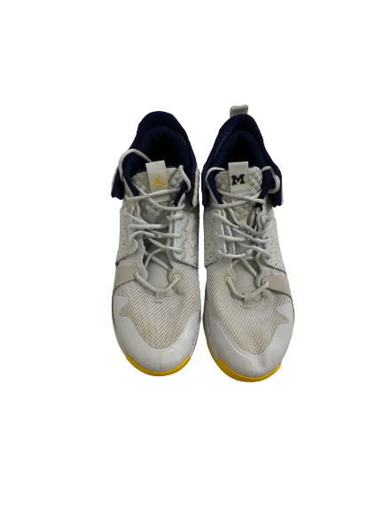 Colin Castleton Michigan Basketball Player-Exclusive Why Not Zero.2 Shoes (Size 16)