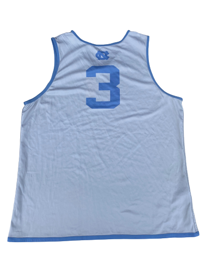 Andrew Platek North Carolina Basketball 2019-2020 Season Worn Player Exclusive Reversible Practice Jersey (Size L)