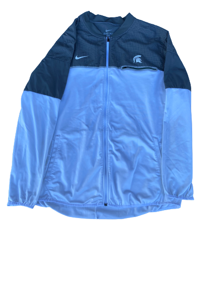 Mike Momka Michigan State Baseball Full-Zip Jacket (Size XL)
