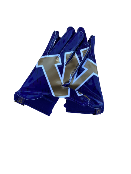 Elijah Molden Washington Football Player Exclusive Football Gloves (Size XL)
