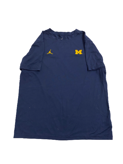 Naz Hillmon Michigan Basketball Team Issued T-Shirt (Size L)