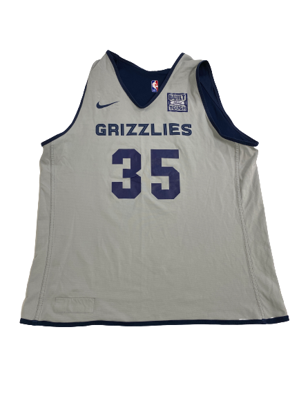 Killian Tillie Memphis Grizzlies Player-Exclusive Reversible Practice Jersey (Size XL)