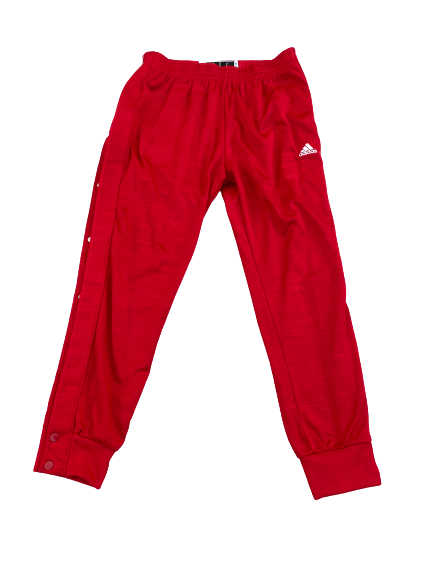 Brevin Pritzl Wisconsin Basketball Team Issued Pre-Game Snap-Off Warm-Up Pants (Size L)
