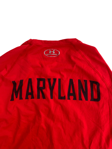 Maryland Basketball Under Armour Long Sleeve Shirt (Size XL)