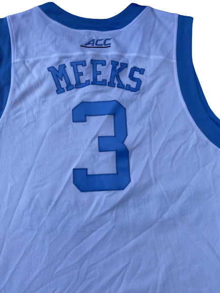 Kennedy Meeks UNC Basketball Throwback Game-Worn Jersey (2/21/2015)
