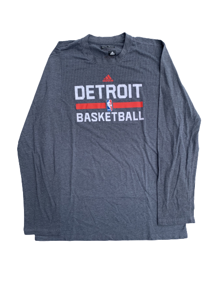 Detroit Pistons Long Sleeve Shirt (Size L)