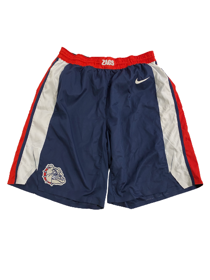 Killian Tillie Gonzaga Basketball 2018-2019 Game Worn Shorts (Size 42)