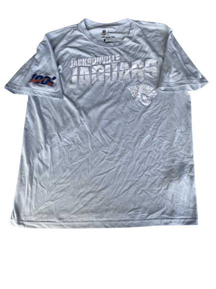 Elliott Fry Jacksonville Jaguars "NFL 100" Workout Shirt (Size L)