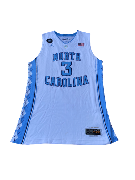 Kennedy Meeks UNC Basketball 2014-2015 Season Game-Worn Jersey (Size 52)