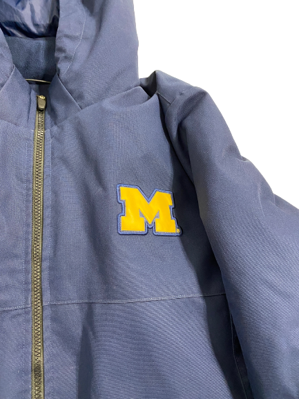 Naz Hillmon Michigan Basketball Team Exclusive Winter Jacket (Size L)