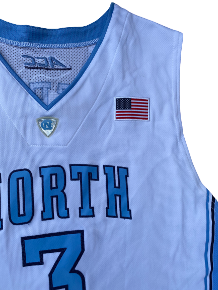 Kennedy Meeks UNC Basketball 2014-2015 Season Game-Worn Jersey (Size 52)