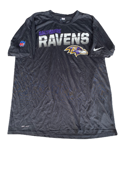 Elliott Fry Baltimore Ravens Workout Shirt (Size XL)