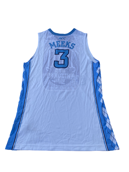 Kennedy Meeks UNC Basketball 2013-2014 Season Game-Worn Jersey (Size 54)