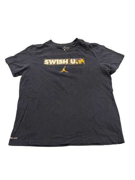 Franz Wagner Michigan Basketball Team Issued Workout Shirt (Size XL)
