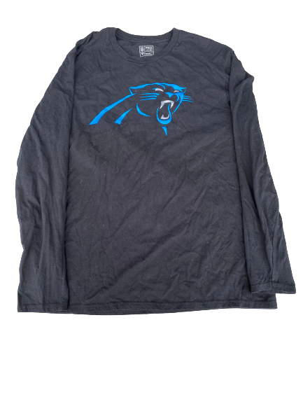 Elliott Fry Carolina Panthers Long Sleeve Shirt (Size L)