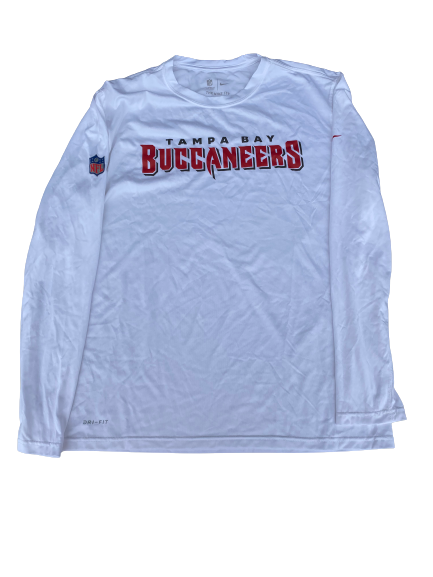 Elliott Fry Tampa Bay Buccaneers Long Sleeve Shirt (Size L)