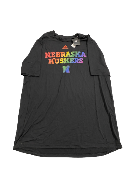 Chris Kolarevic Nebraska Football Team Issued Workout T-Shirt (Size XLT)