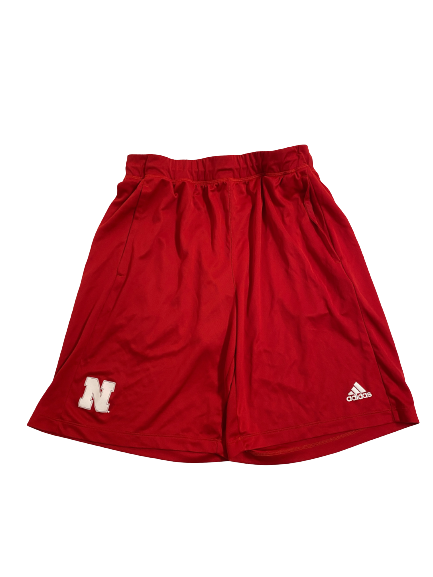 Chris Kolarevic Nebraska Football Team Issued Workout Shorts (Size L)