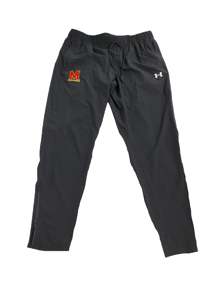 Greg China-Rose Maryland Football Team-Issued Sweatpants (Size XL)