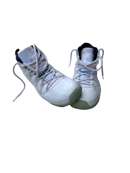 Kennedy Meeks UNC Jordan Game-Worn Sneakers (Size 17)