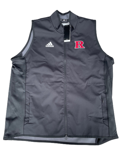 Brendon White Rutgers Football Team Issued Vest (Size XL)