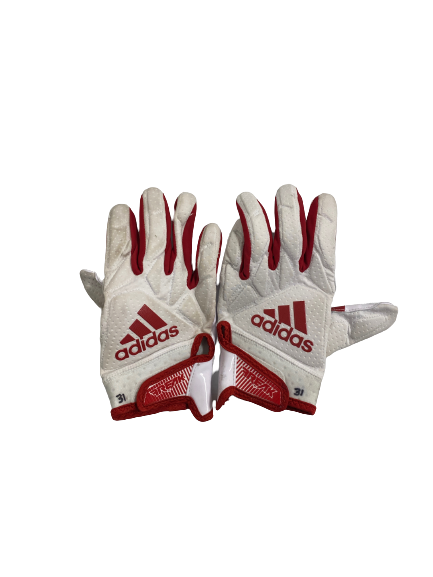Chris Kolarevic Nebraska Football Player Exclusive Gloves (Size XL)