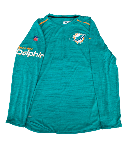 Trenton Irwin Miami Dolphins Team Issued Long Sleeve Shirt (Size L)