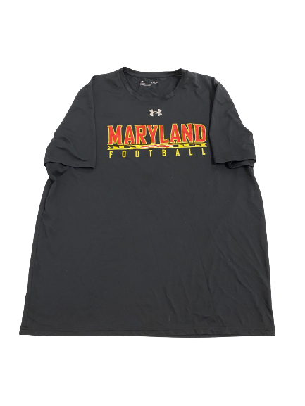 Greg China-Rose Maryland Football Team-Issued T-Shirt (Size XL)