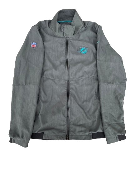 Trenton Irwin Miami Dolphins Team Issued Full-Zip Jacket (Size L)