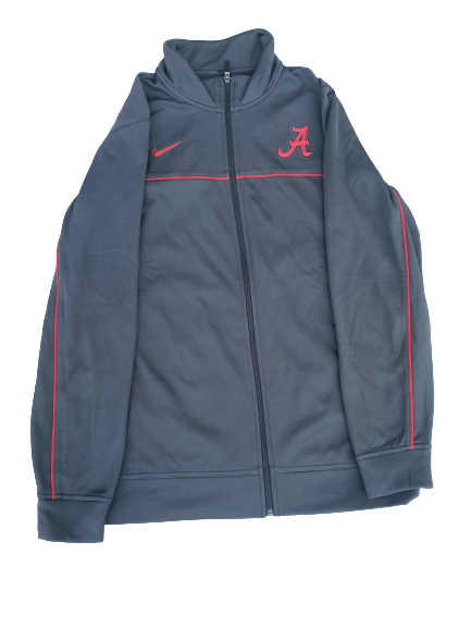 Herb Jones Alabama Basketball Team Issued Zip Up Jacket (Size L)