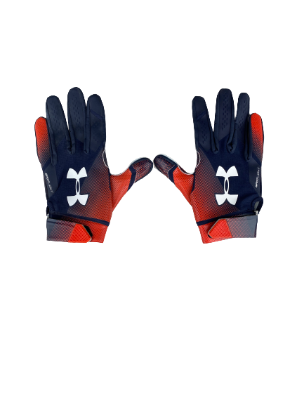 Ryan Davis Auburn Game Worn Football Gloves (Size L)