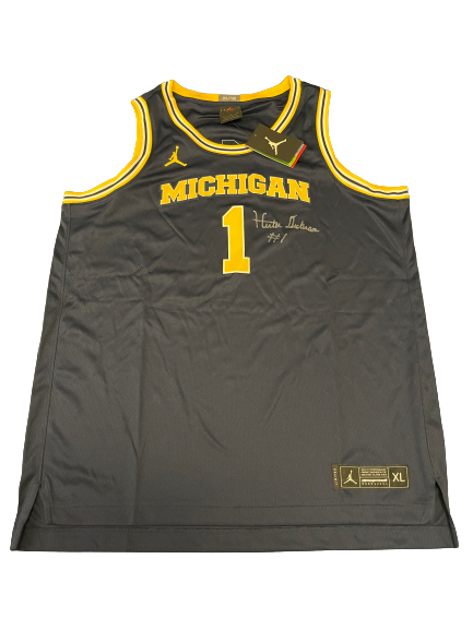 Hunter Dickinson SIGNED Michigan Officially Licensed Authentic Jersey - Size XL (Limited Quantity)