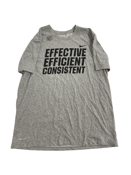 Isaiah Lewis Colorado Football Player-Exclusive "EFFECTIVE, EFFICIENT, CONSISTENT" T-Shirt (Size L)