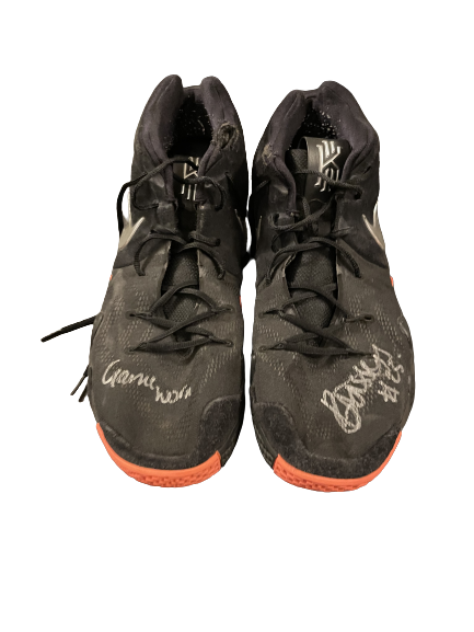 Charles Bassey Western Kentucky Basketball SIGNED & INSCRIBED Game Worn Shoes (Size 17)