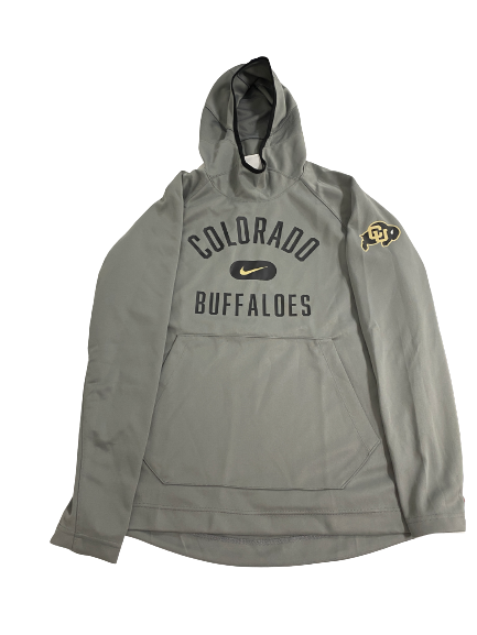 Isaiah Lewis Colorado Football Team-Issued Travel Sweatshirt (Size L)