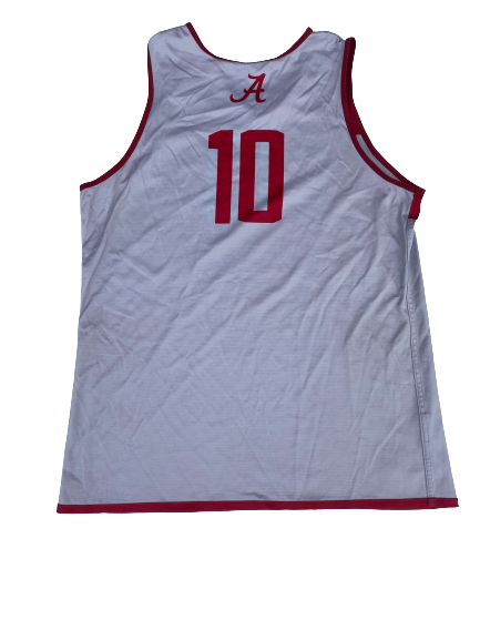 Herb Jones Alabama Basketball Player Exclusive Reversible Practice Jersey (Size L)